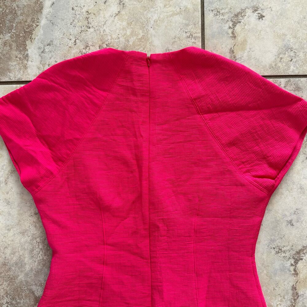 Natori Pink Sheath Textured Short Dress size 6 NEW retail $169 - Picture 8 of 10